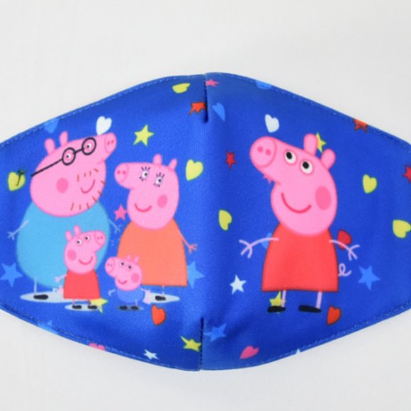 4 Pcs Kids Pig Mask Reusable Cotton Face Mask - Picture 6 of 8
